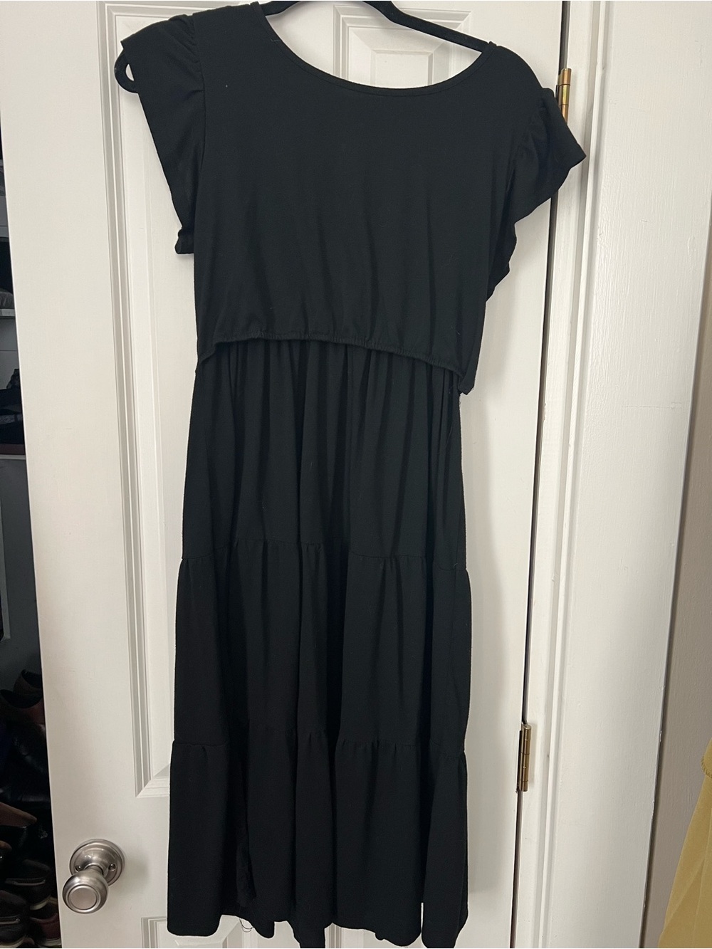 Classic Black Tiered Women’s Dress